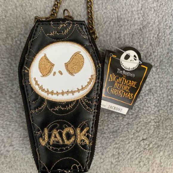 BRAND NEW Nightmare Before Christmas Coffin Bag - Picture 1 of 4